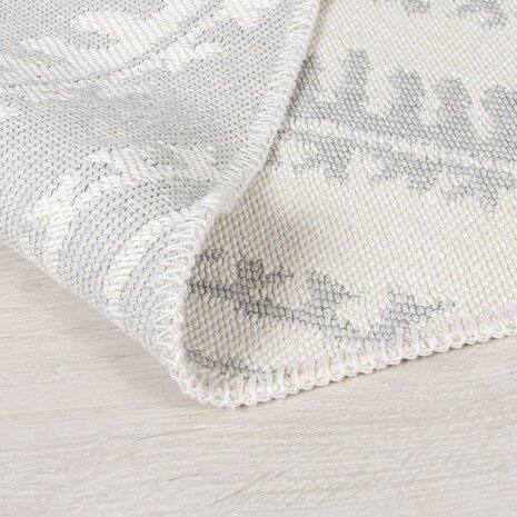 Geometrisch vloerkleed - Alix Gerecycled Grijs