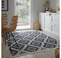 Geometrisch vloerkleed - Alix Gerecycled Grijs