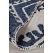 Geometrisch vloerkleed - Alix Gerecycled Blauw Geometrisch vloerkleed - Alix Gerecycled Blauw