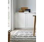 Geometrisch vloerkleed - Edie Gerecycled Zwart/Wit