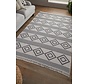 Geometrisch vloerkleed - Edie Gerecycled Grijs