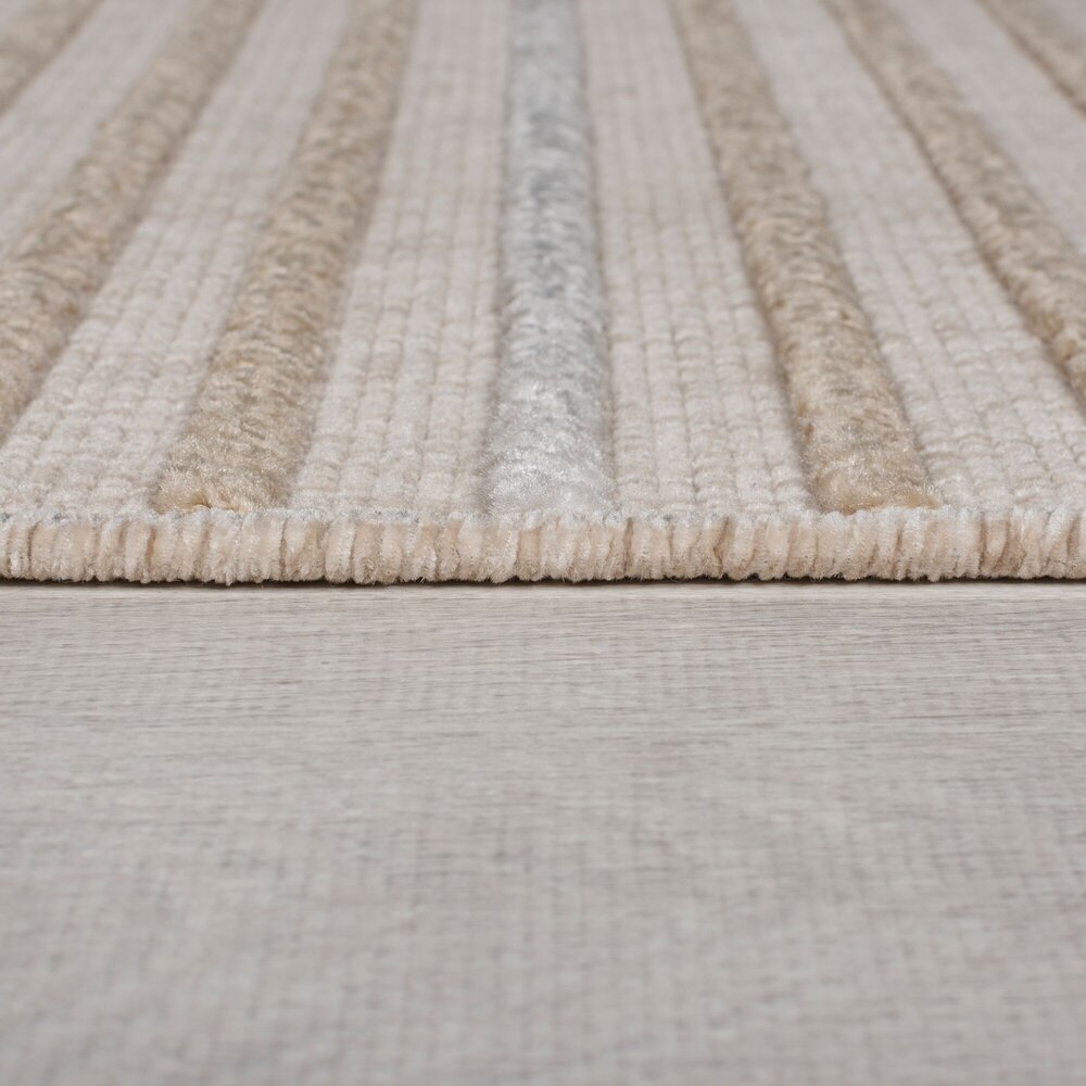 Wasbaar vloerkleed - Elton Beige Wasbaar vloerkleed - Elton Beige