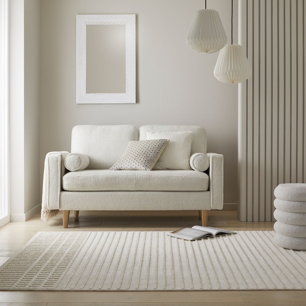 Wasbaar vloerkleed - Elton Crème Wasbaar vloerkleed - Elton Crème