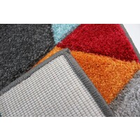 Flycarpets ROND KLEURRIJK VLOERKLEED - DYNAMIC MULTI