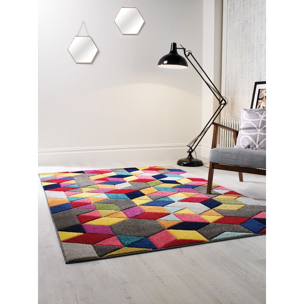 Flycarpets KLEURRIJK VLOERKLEED - DYNAMIC MULTI