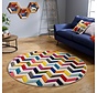Rond Modern vloerkleed - Bolero Kleurrijk