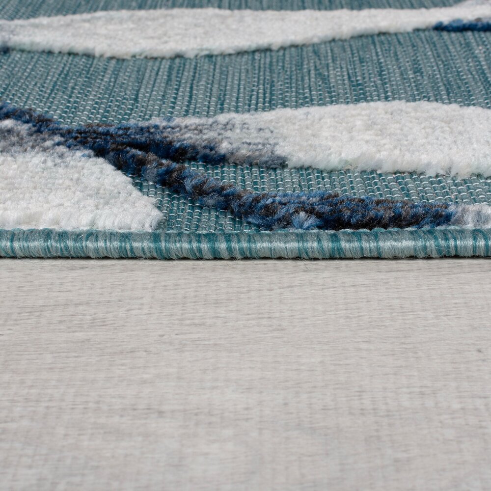 Flycarpets BINNEN- EN BUITENKLEED - WILLOW BLAUW