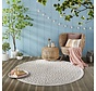 Rond Modern Buitenkleed - Argento Grijs Ã˜160Cm