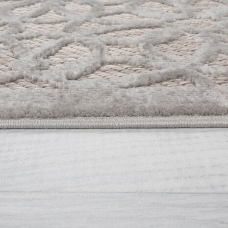 Rond Modern Buitenkleed - Argento Grijs Ã˜160Cm