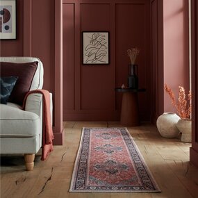 Vintage Loper - Windsor Traditioneel Rood