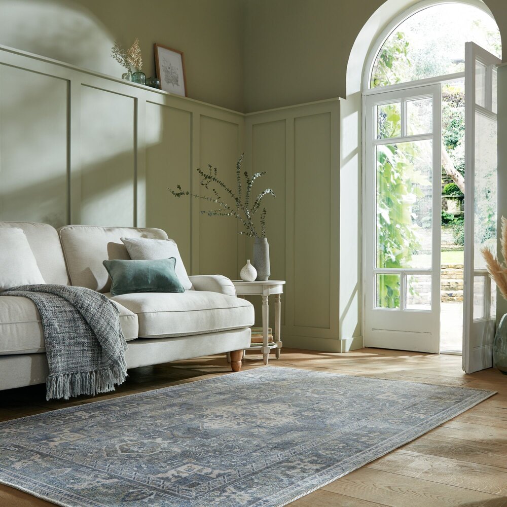 Flycarpets VINTAGE VLOERKLEED - WINDSOR TRADITIONEEL GROEN