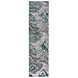 Moderne Loper - Marbled Grijs/Turquoise Moderne Loper - Marbled Grijs/Turquoise