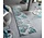 Moderne Loper - Marbled Grijs/Turquoise