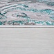 Moderne Loper - Marbled Grijs/Turquoise Moderne Loper - Marbled Grijs/Turquoise
