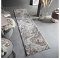 Moderne Loper - Marbled Grijs/Roze