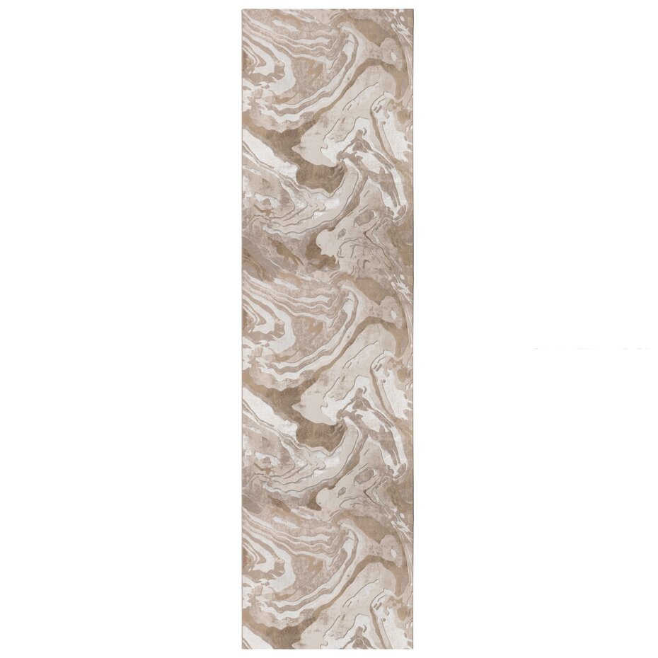Moderne Loper - Marbled Beige