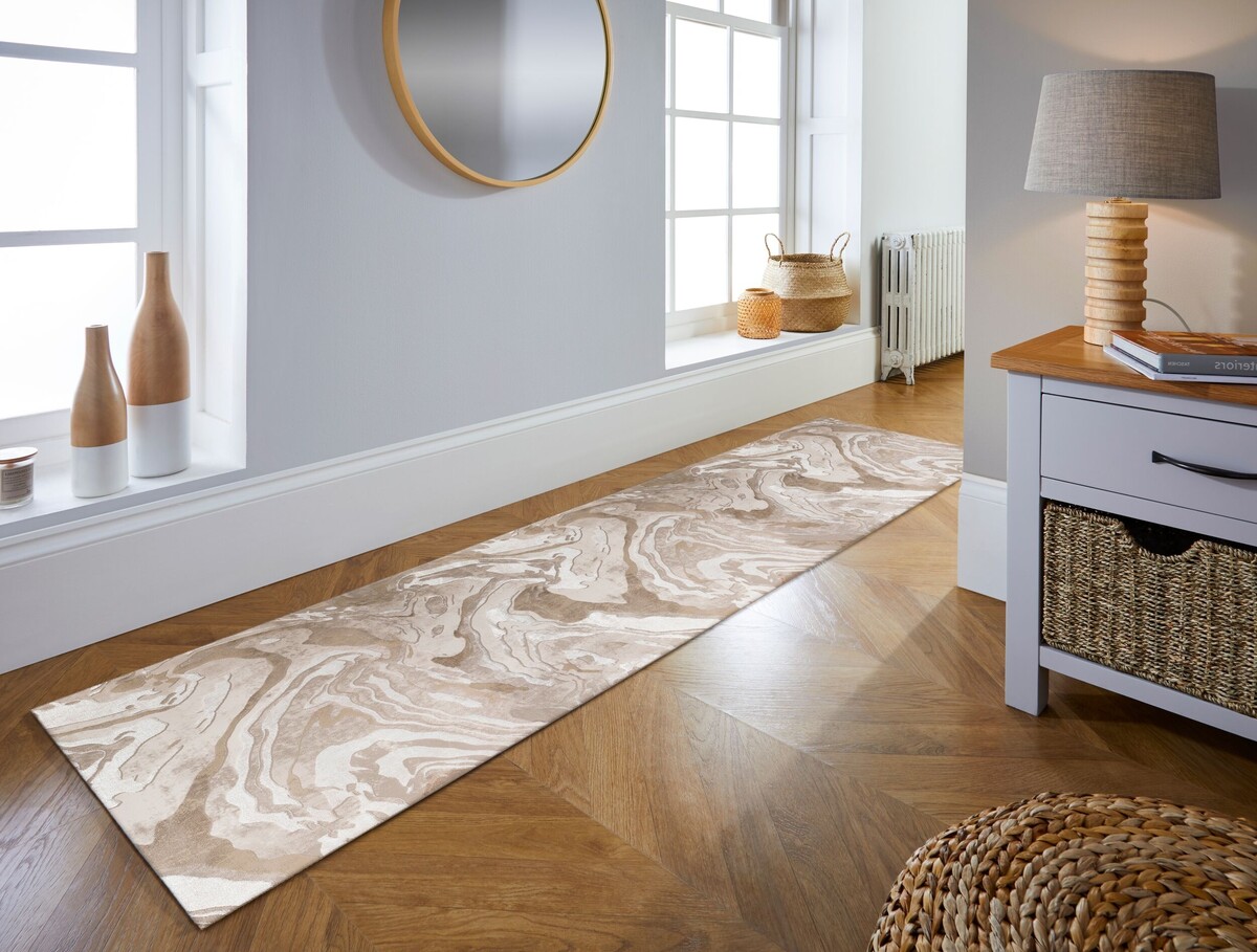 Moderne Loper - Marbled Beige