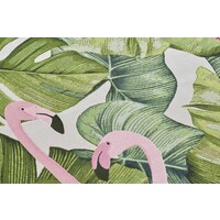 Flycarpets BINNEN- EN BUITENKLEED - TROPICAL FLAMINGO MULTICOLOR