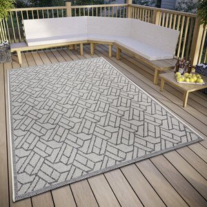 Flycarpets BUITENKLEED - ERU BEIGE/GRIJS