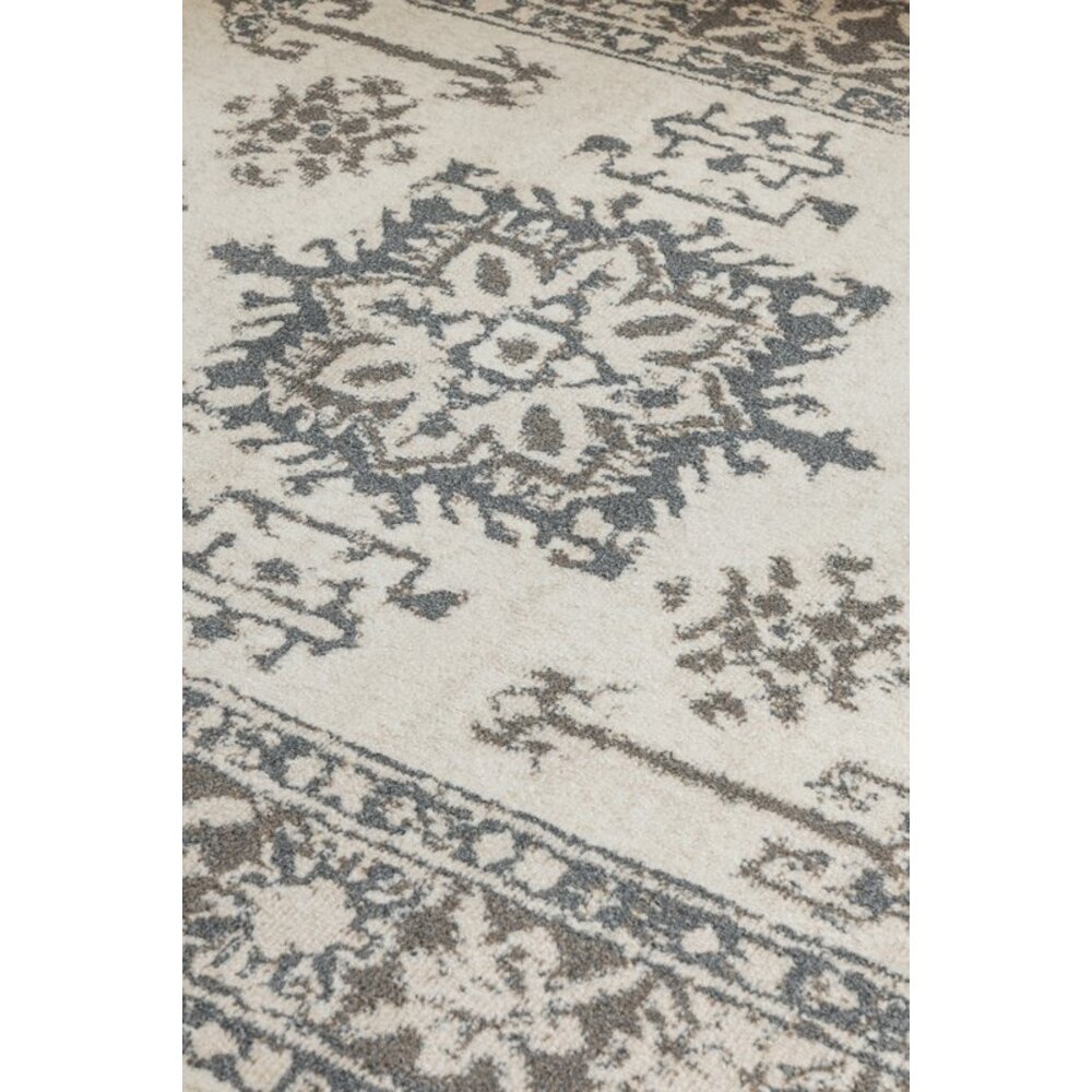 flycarpets VINTAGE VLOERKLEED - FLÖDE CRÈME/GRIJS