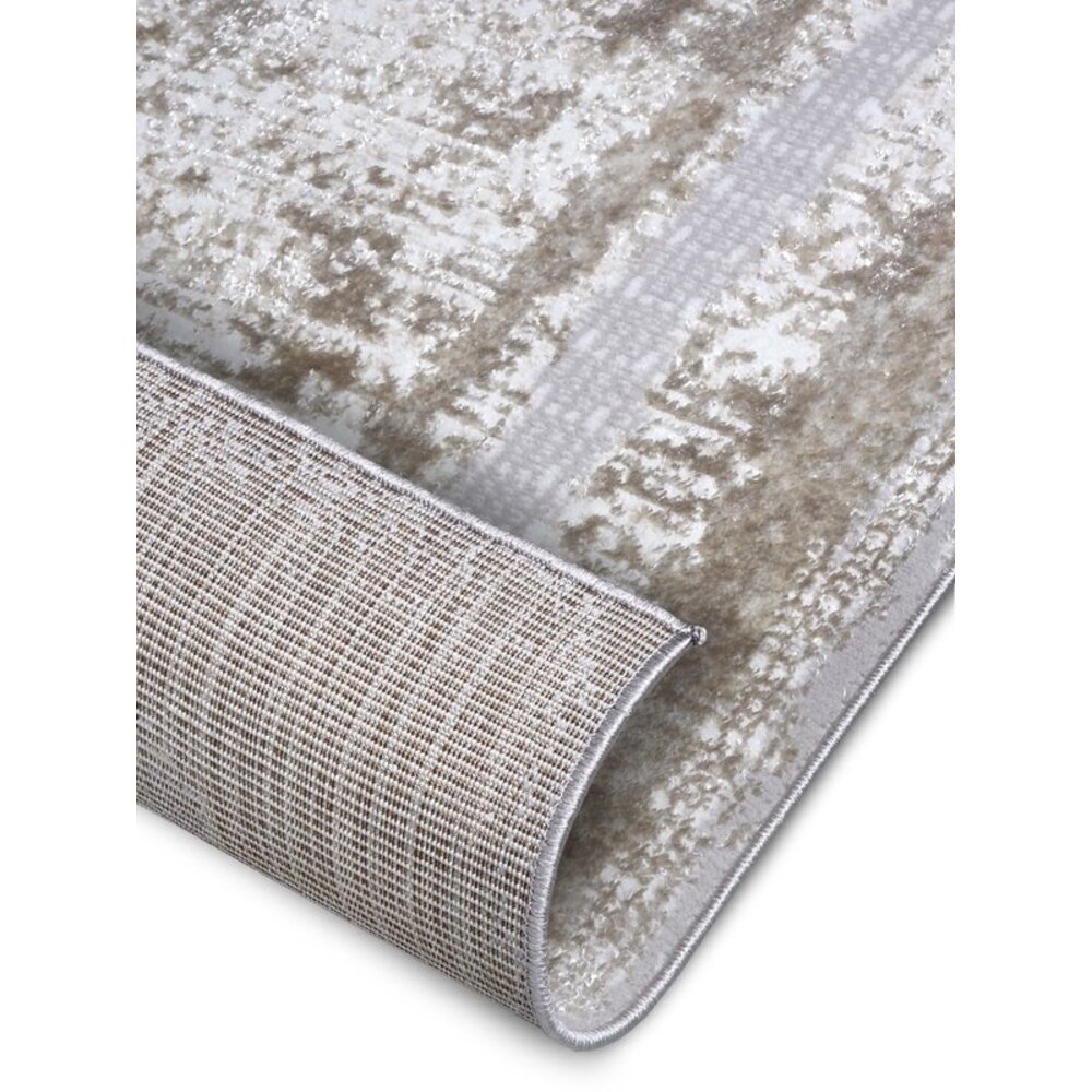 flycarpets VINTAGE VLOERKLEED - SHINE ABSTRACT GRIJS/BEIGE