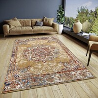 flycarpets VINTAGE VLOERKLEED - MADERNO GEEL / MULTI