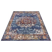 flycarpets VINTAGE VLOERKLEED - MADERNO BLAUW / MULTI