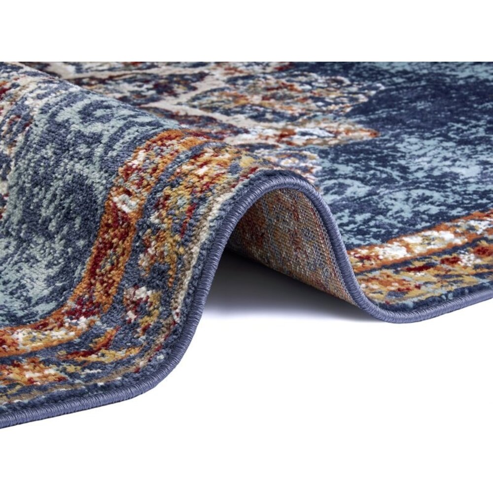 flycarpets VINTAGE VLOERKLEED - MADERNO BLAUW / MULTI