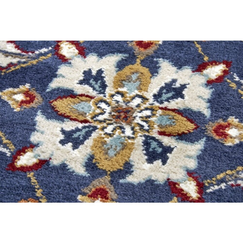 flycarpets KLASSIEK VLOERKLEED - CARACCI BLAUW / MULTI