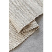 HH JUTE WOL KATOEN VLOERKLEED - DHAKA NATUREL/CREME