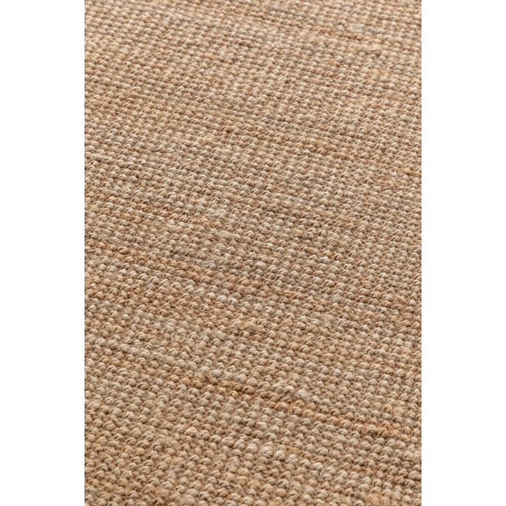 HH HANDGEWEVEN JUTE VLOERKLEED - BOUCLÉ JAIPUR NATUREL