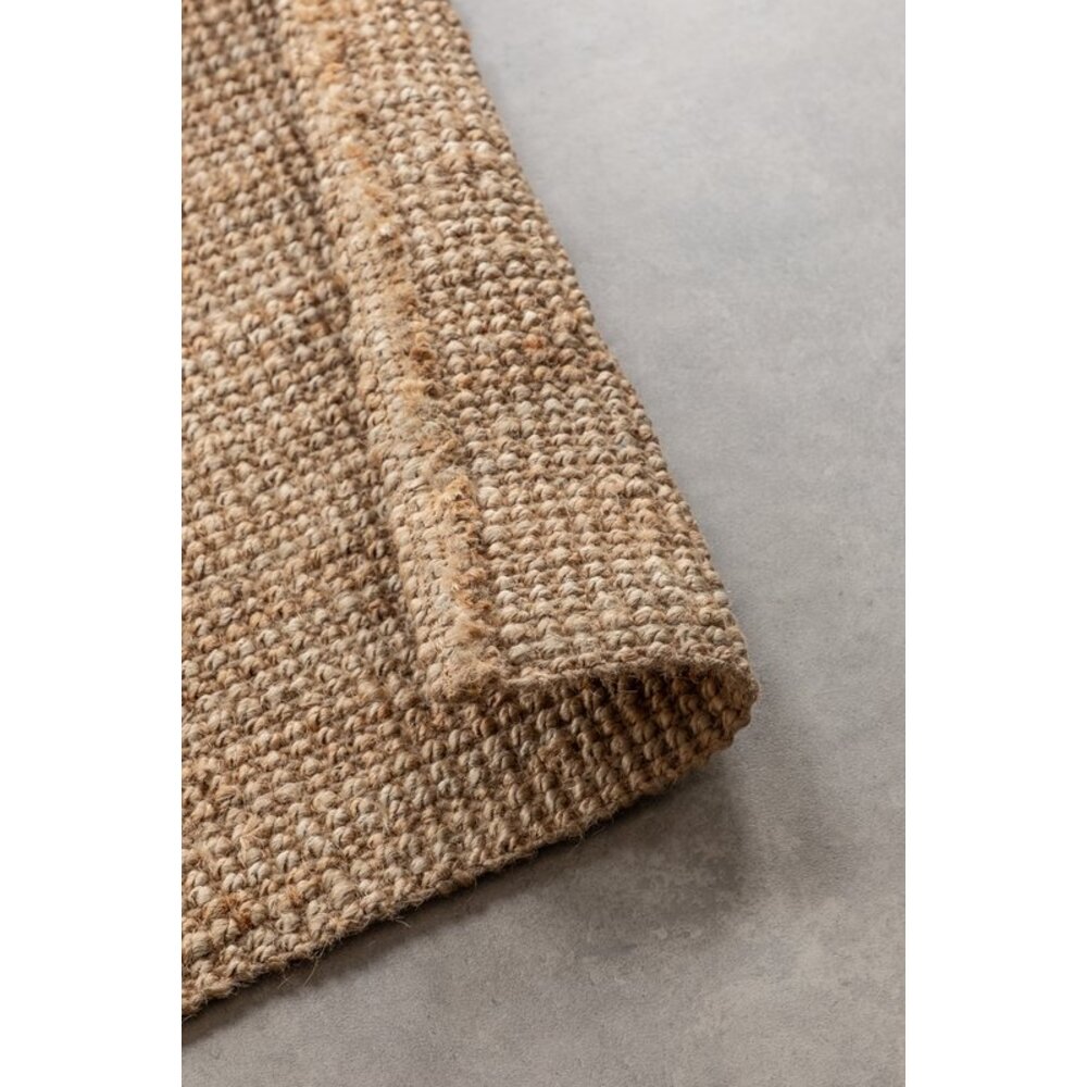 HH HANDGEWEVEN JUTE VLOERKLEED - BOUCLÉ JAIPUR NATUREL