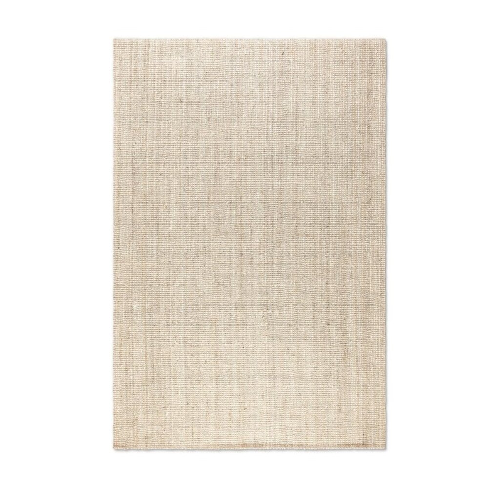 HH HANDGEWEVEN JUTE VLOERKLEED - BOUCLÉ JAIPUR CRÈME