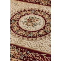 Flycarpets KLASSIEK VLOERKLEED - HERAT ADRASKAN ROOD/CREME