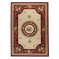 Flycarpets KLASSIEK VLOERKLEED - HERAT ADRASKAN ROOD/CREME