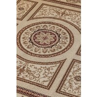 Flycarpets KLASSIEK VLOERKLEED - HERAT GUZARA CREME/BRUIN