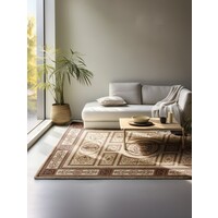 Flycarpets KLASSIEK VLOERKLEED - HERAT GUZARA CREME/BRUIN