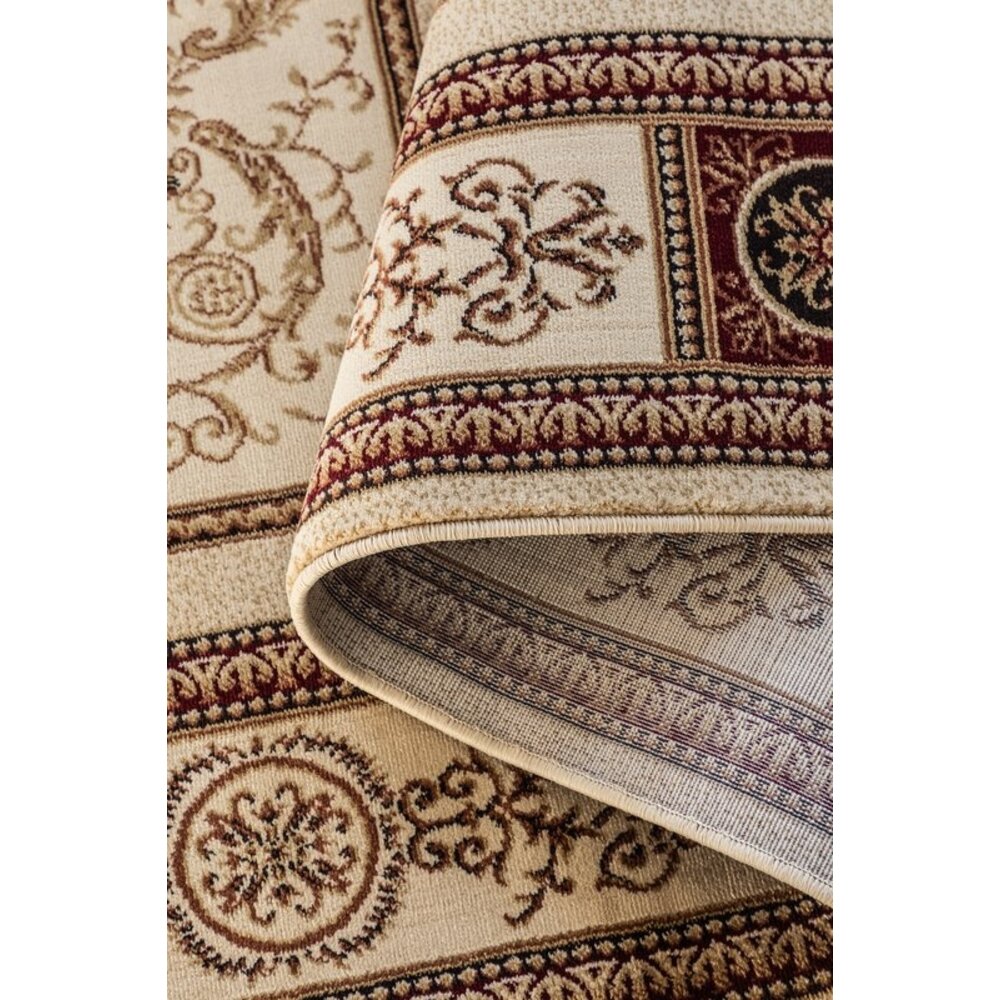 Flycarpets KLASSIEK VLOERKLEED - HERAT GUZARA CREME/BRUIN