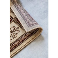 Flycarpets KLASSIEK VLOERKLEED - HERAT GUZARA CREME/BRUIN