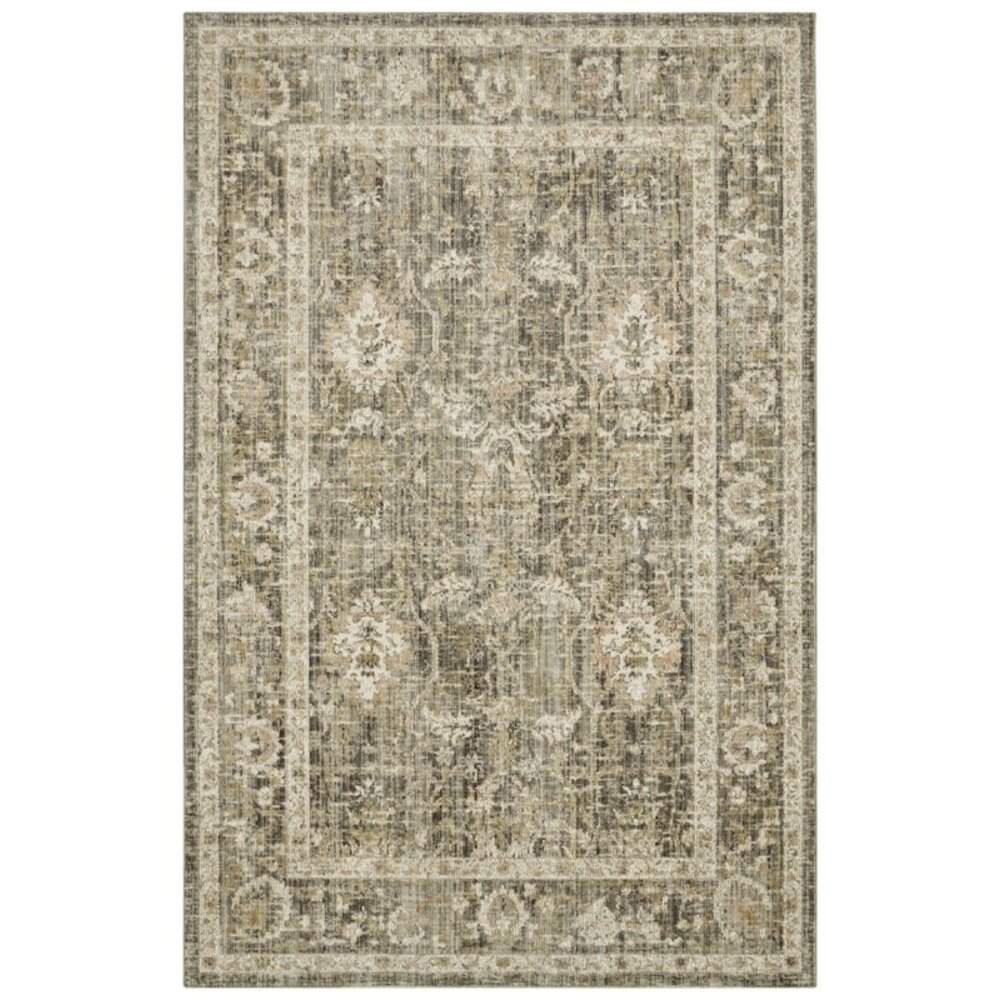 Flycarpets VINTAGE BINNEN- EN BUITENKLEED - LUXOR ZWART/CREME