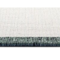 Flycarpets BINNEN & BUITEN OMKEERBAAR VLOERKLEED - PANAMA GROEN/CREME