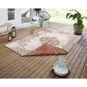 Flycarpets VINTAGE BINNEN & BUITENKLEED OMKEERBAAR - CEBU TERRA/CREME