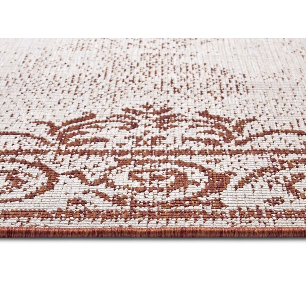 Flycarpets VINTAGE BINNEN & BUITENKLEED OMKEERBAAR - CEBU TERRA/CREME