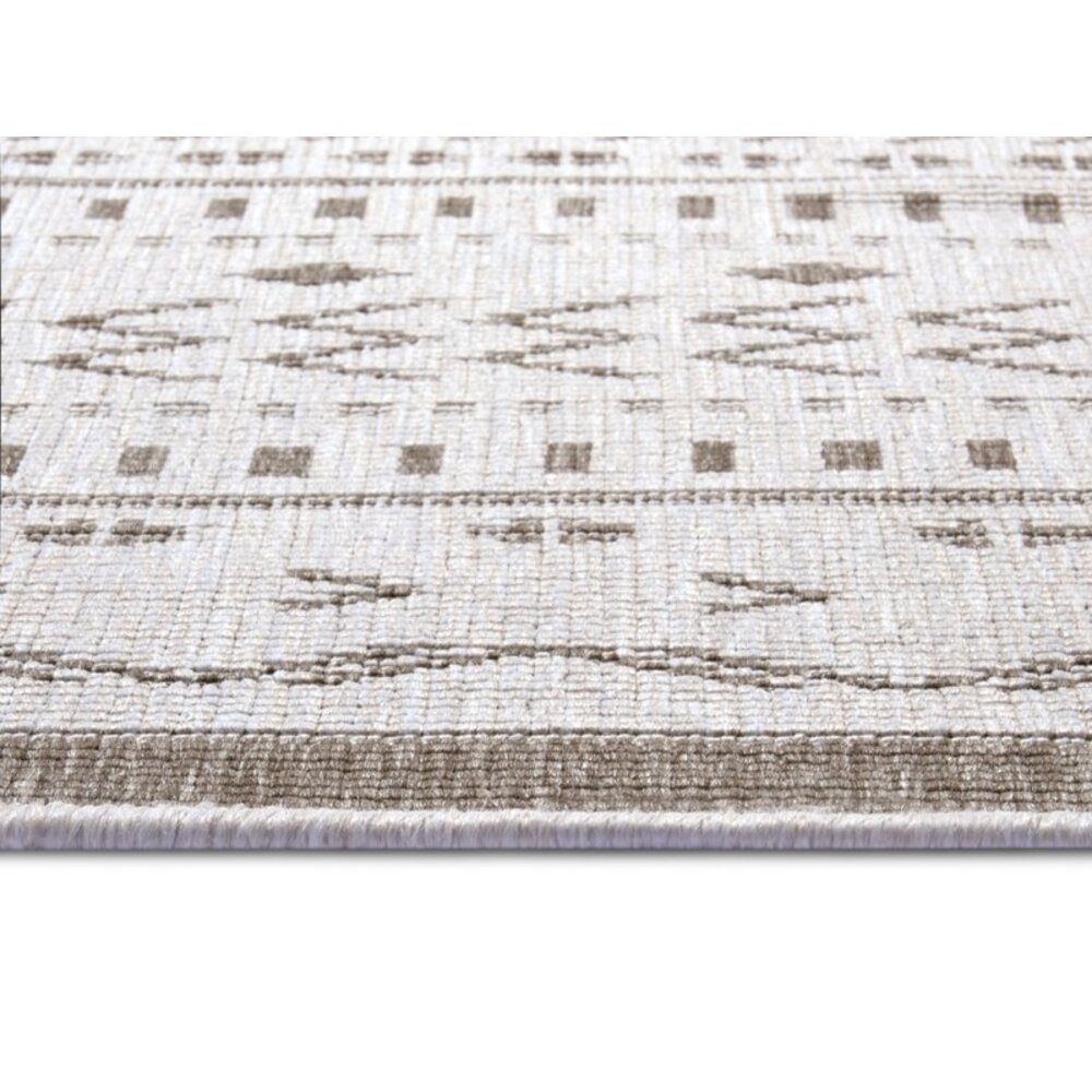 Flycarpets BINNEN & BUITENKLEED OMKEERBAAR - KUBA BEIGE/CREME