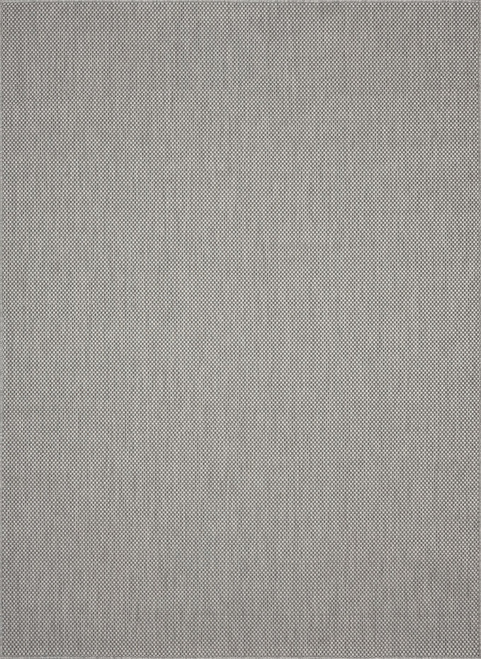 Nilus Laagpolig Effen Zilver vloerkleed - Indoor En Outdoor Nilus Laagpolig Effen Zilver vloerkleed - Indoor En Outdoor