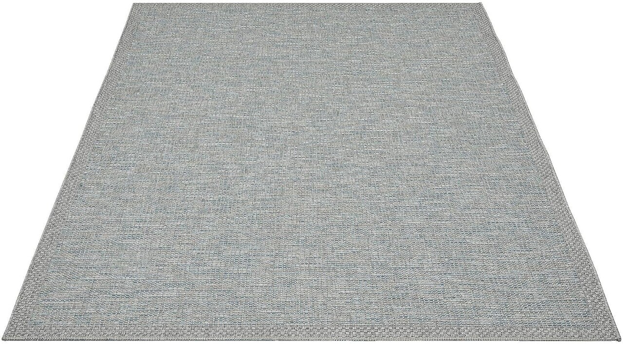 Cyrene Laagpolig Kader Turquoise / Grijs vloerkleed - Indoor En Outdoor Cyrene Laagpolig Kader Turquoise / Grijs vloerkleed - Indoor En Outdoor