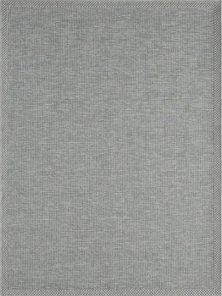 Cyrene Laagpolig Kader Turquoise / Grijs vloerkleed - Indoor En Outdoor Cyrene Laagpolig Kader Turquoise / Grijs vloerkleed - Indoor En Outdoor