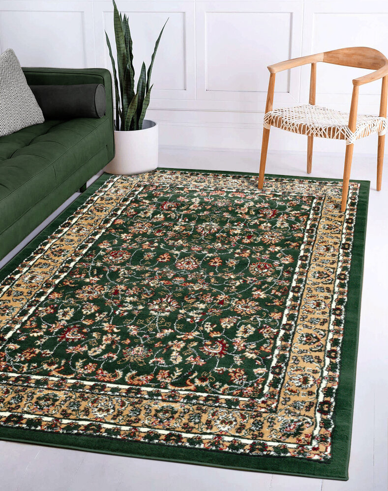 Klassiek vloerkleed - Skazar Oosters Motief Groen Klassiek vloerkleed - Skazar Oosters Motief Groen