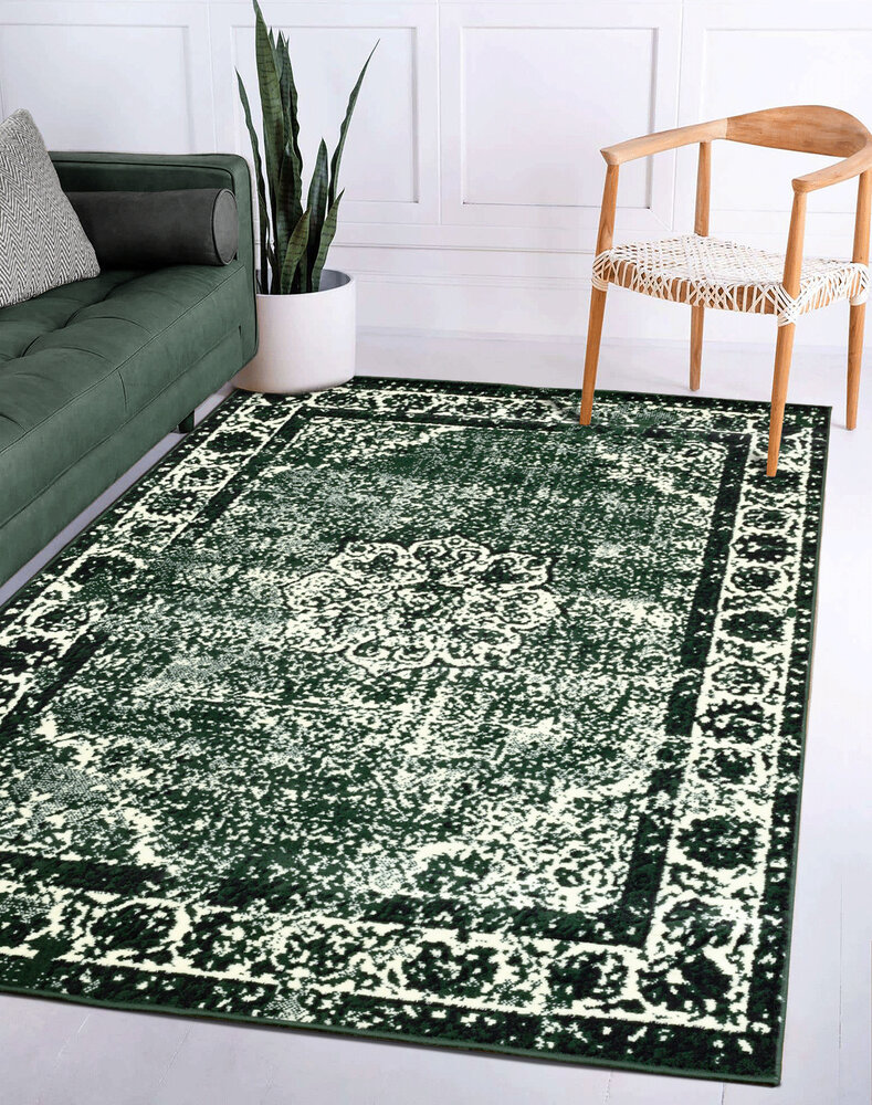 Vintage vloerkleed - Sarande Medaillon Groen Vintage vloerkleed - Sarande Medaillon Groen