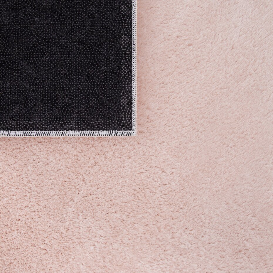 Wasbaar vloerkleed - Malaga Roze Wasbaar vloerkleed - Malaga Roze